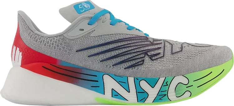 New Balance FuelCell RC Elite v2 'NYC Marathon' sneakers, gray