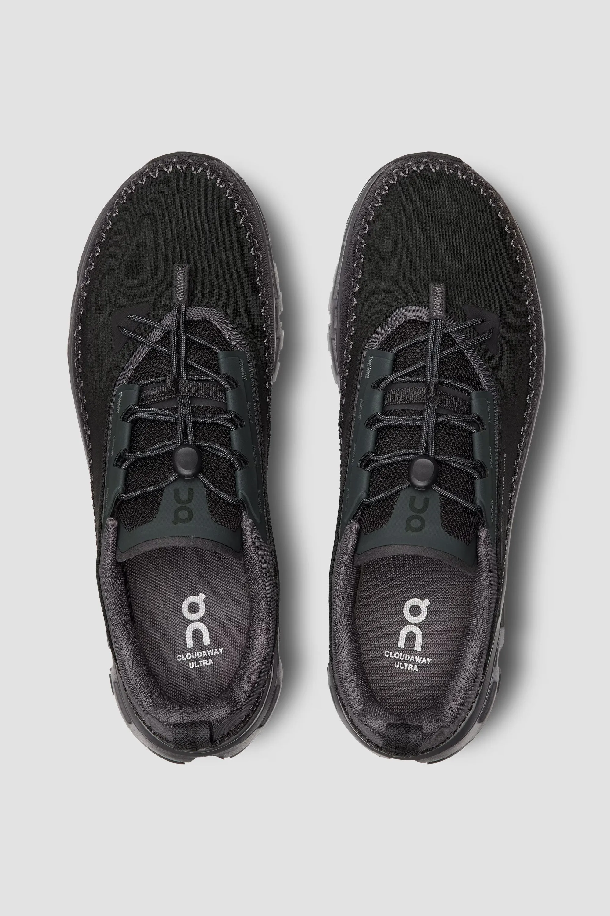 ON Mens Cloudaway 2 Running Shoes in Black/Eclipse Color