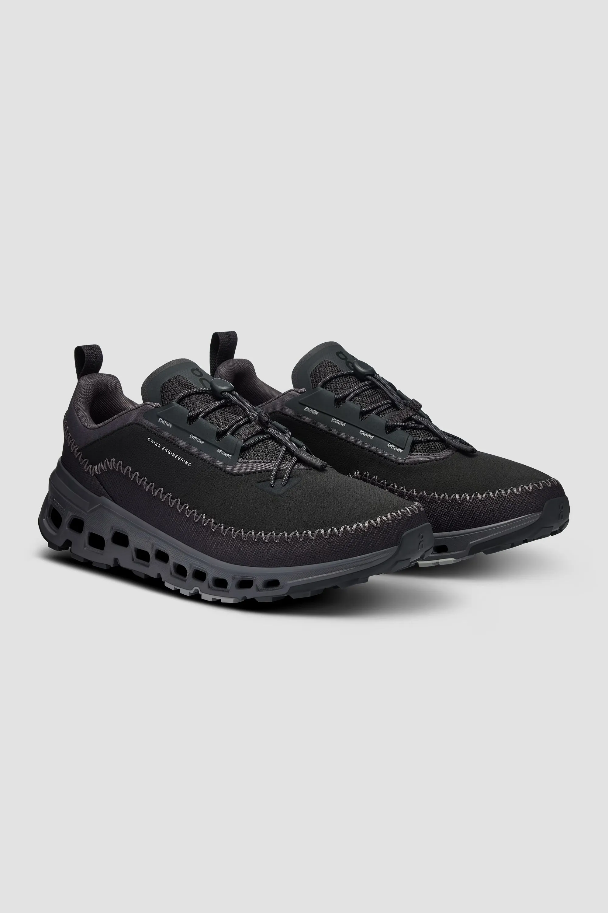 ON Mens Cloudaway 2 Running Shoes in Black/Eclipse Color