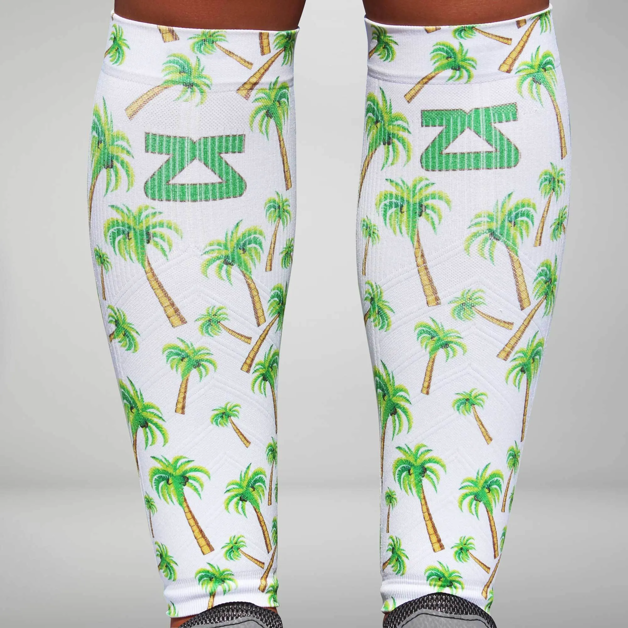 Palm Tree Compression Leg Sleeves