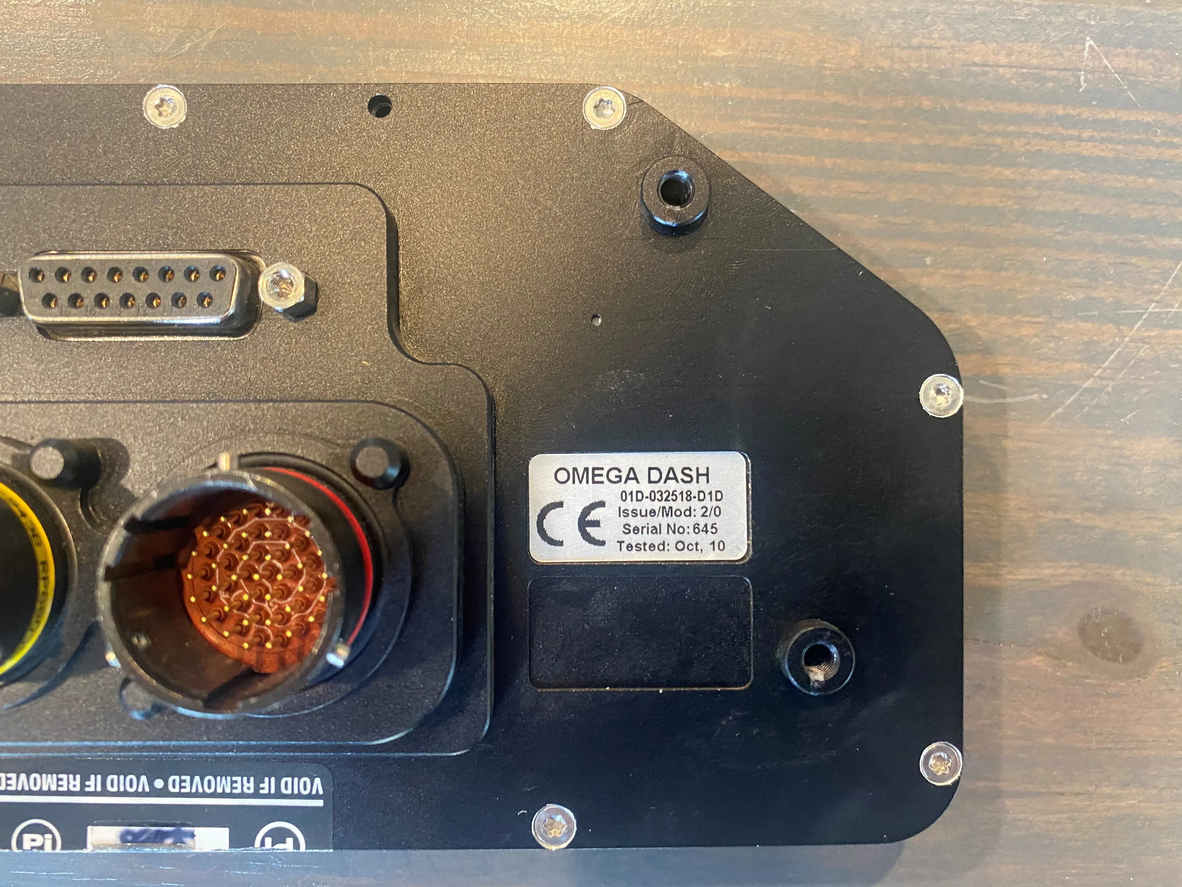 Optimized Product Title: Pi Research Cosworth Omega D1 Dash 01D-032518-D1D - High-Performance Racing Instrument Panel