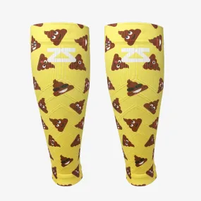 Poop Emojis Compression Leg Sleeves