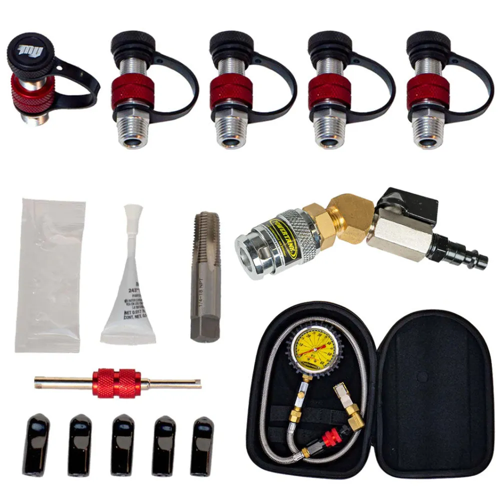 Power Tank - Monster Valve Tap (MV1) - Tap Install - Rapid Tire Air Up & Air Down Kit
