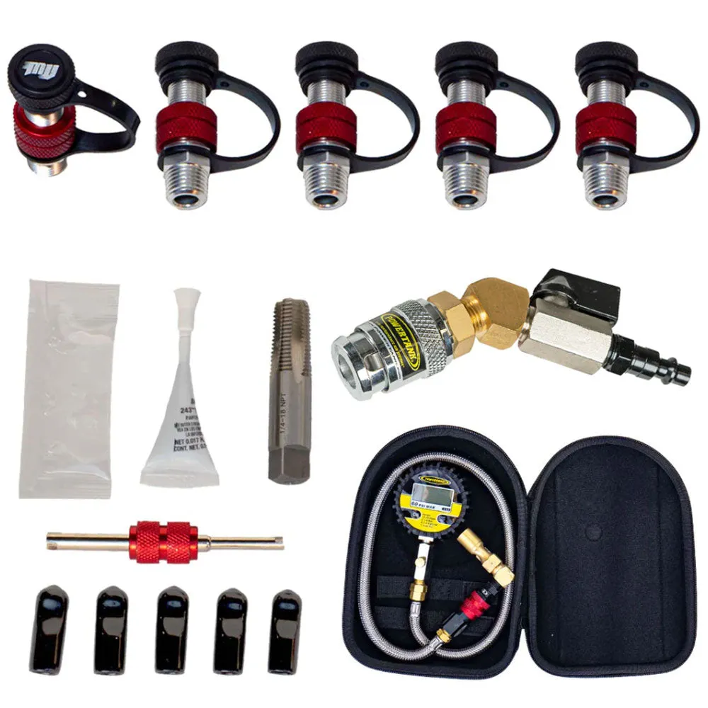 Power Tank - Monster Valve Tap (MV1) - Tap Install - Rapid Tire Air Up & Air Down Kit