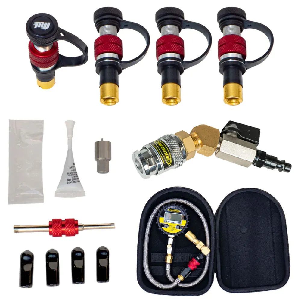 Power Tank - Monster Valve Wedge (MV3) - No Tap Universal - Rapid Tire Air Up & Air Down Kit