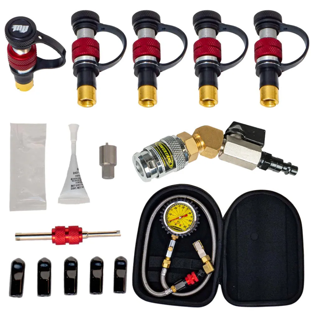Power Tank - Monster Valve Wedge (MV3) - No Tap Universal - Rapid Tire Air Up & Air Down Kit