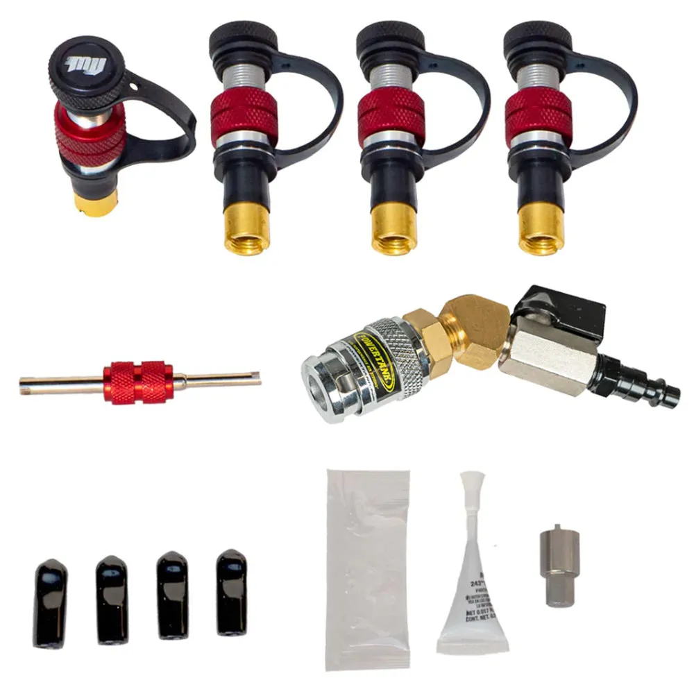 Power Tank - Monster Valve Wedge (MV3) - No Tap Universal - Rapid Tire Air Up & Air Down Kit