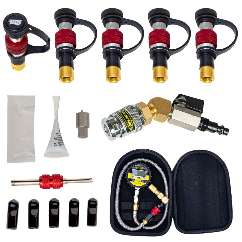 Power Tank - Monster Valve Wedge (MV3) - No Tap Universal - Rapid Tire Air Up & Air Down Kit