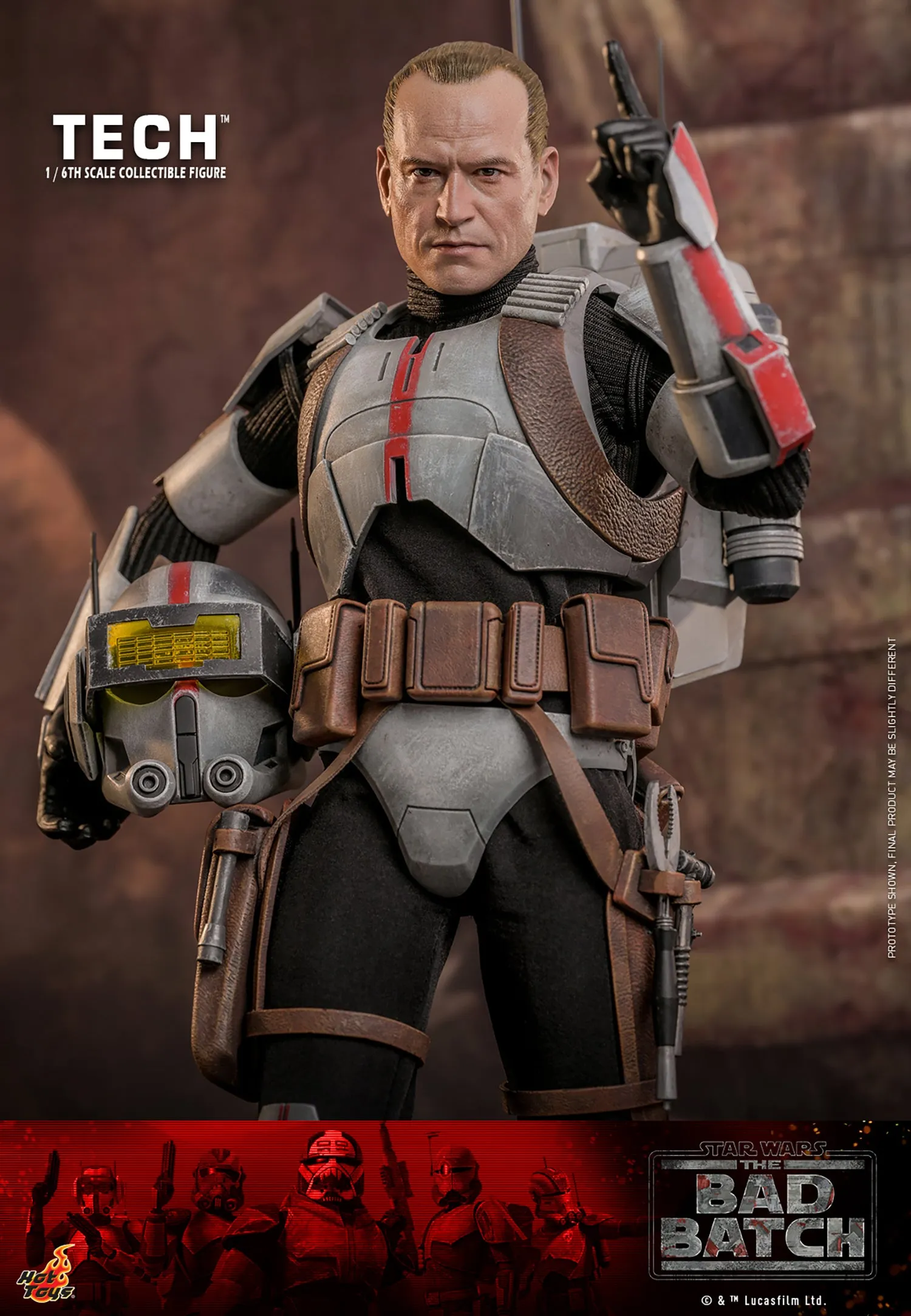 PRE-ORDER: Hot Toys Star Wars The Bad Batch Tech Sixth Scale Figure