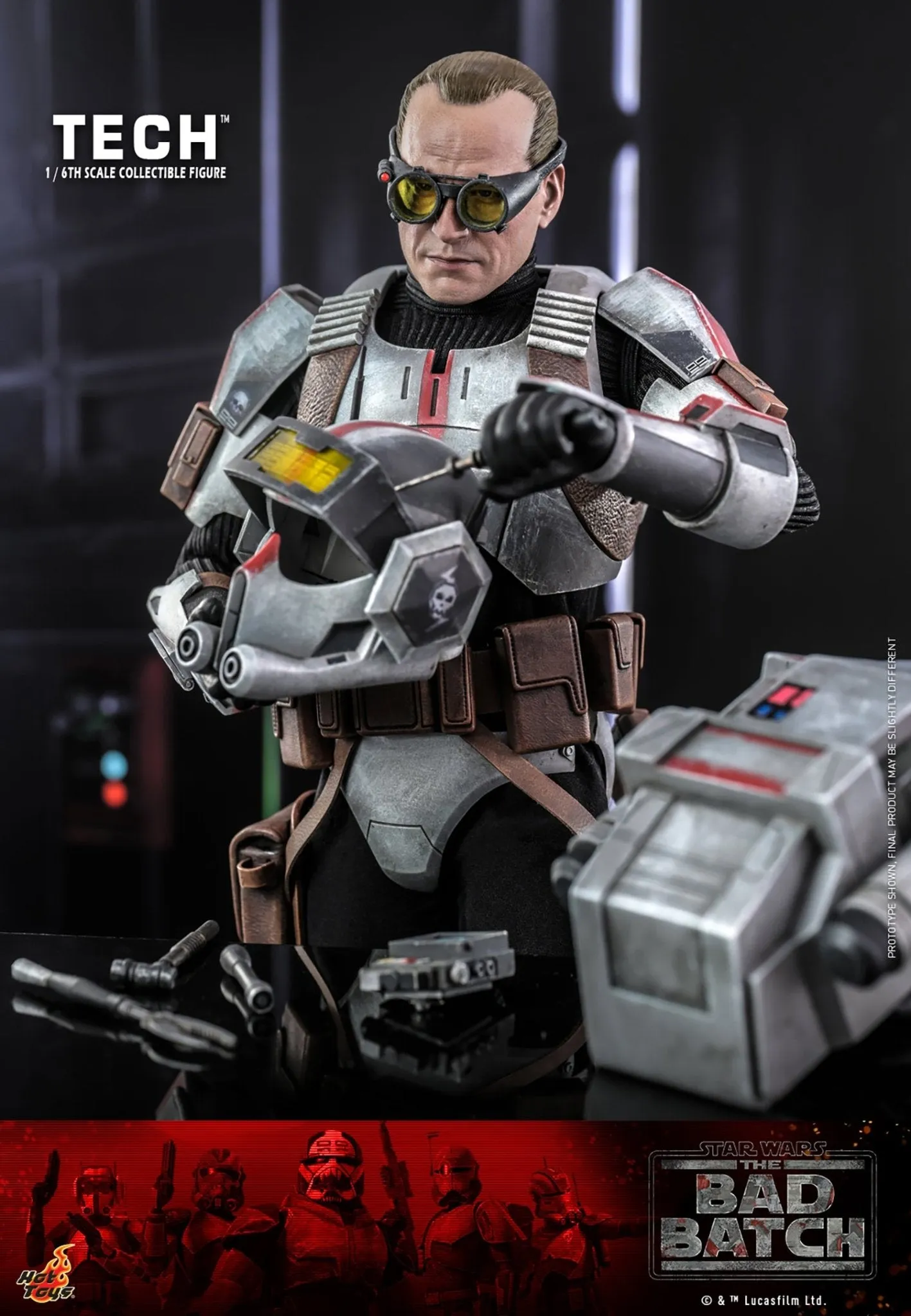 PRE-ORDER: Hot Toys Star Wars The Bad Batch Tech Sixth Scale Figure