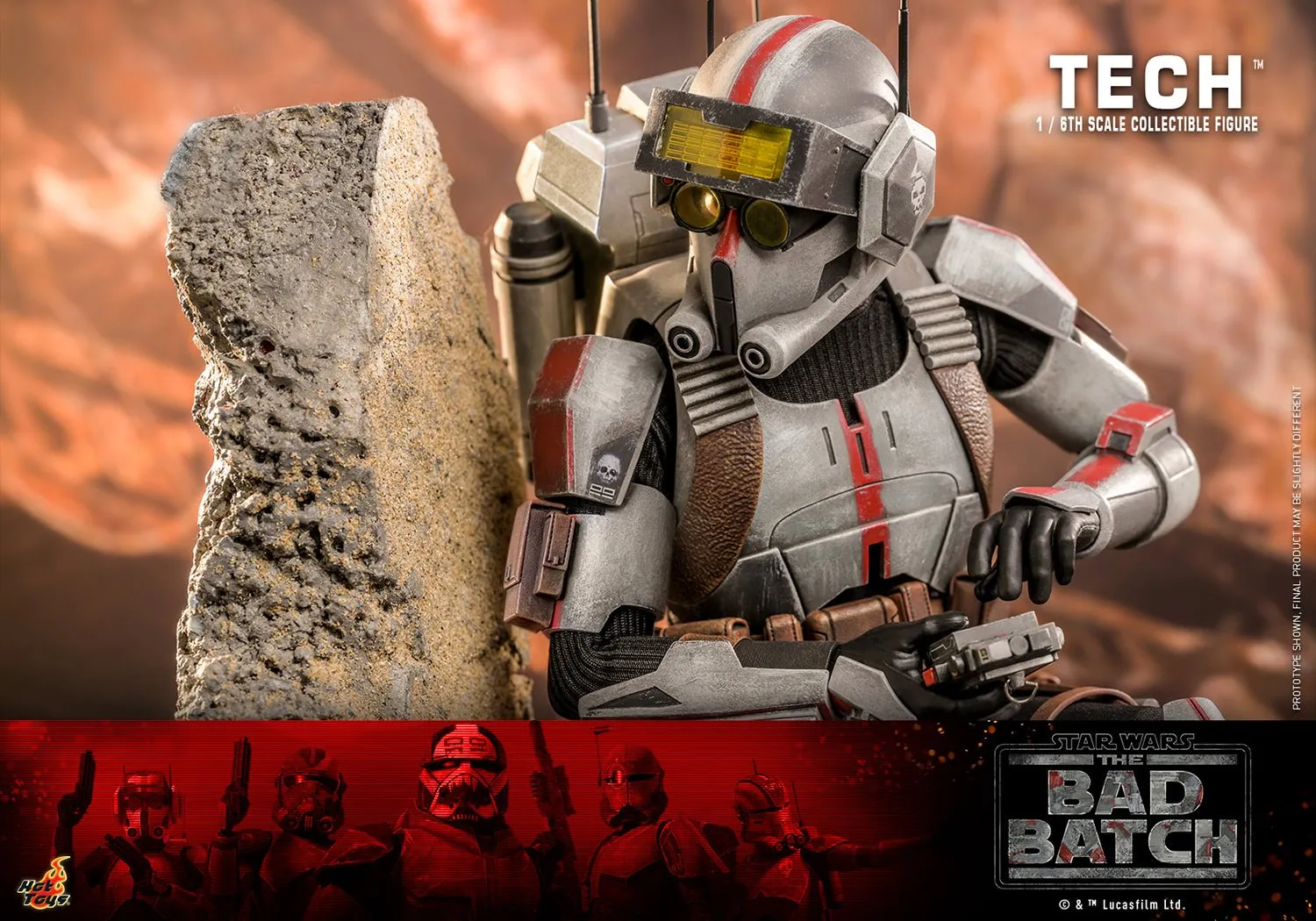 PRE-ORDER: Hot Toys Star Wars The Bad Batch Tech Sixth Scale Figure