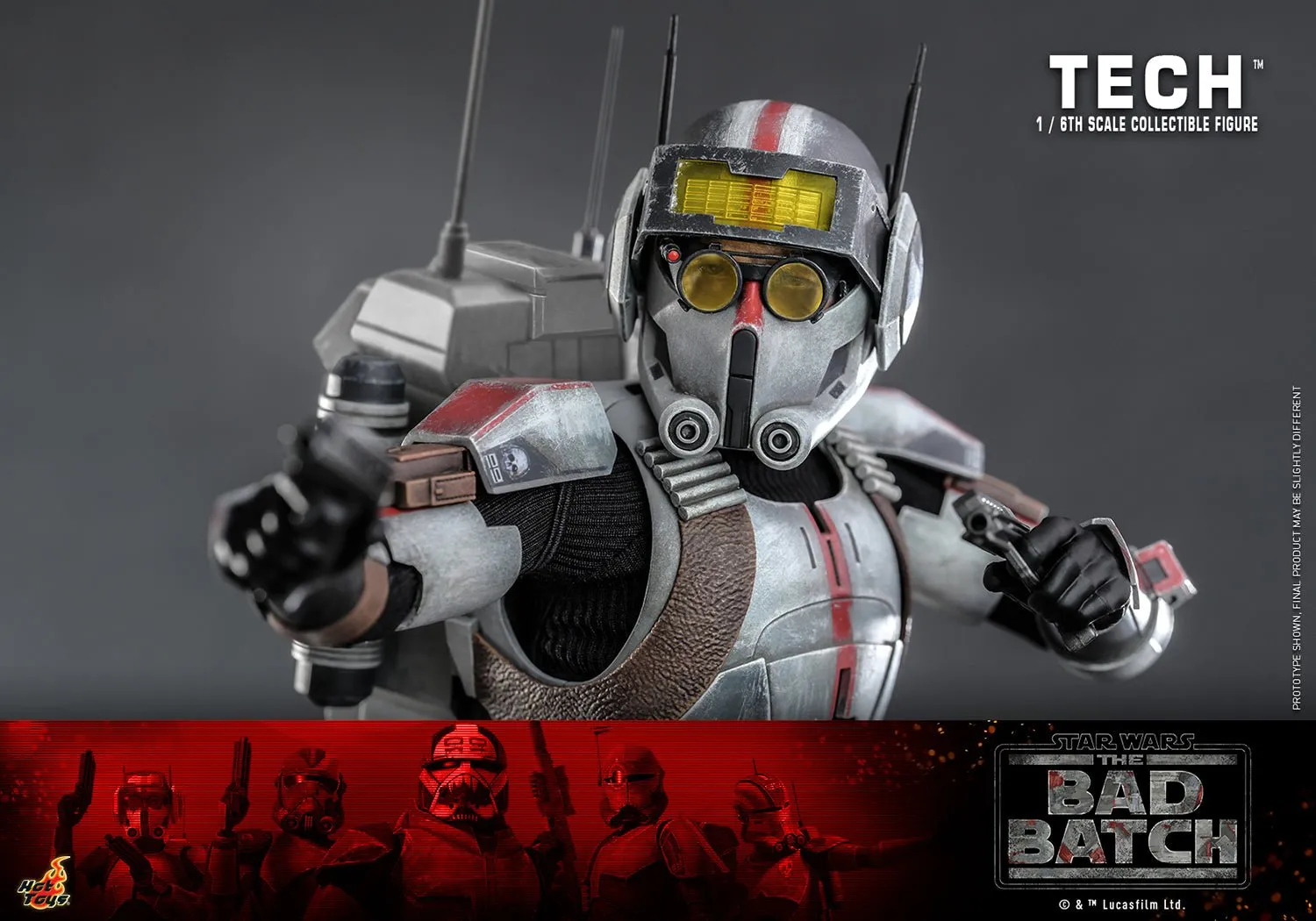 PRE-ORDER: Hot Toys Star Wars The Bad Batch Tech Sixth Scale Figure