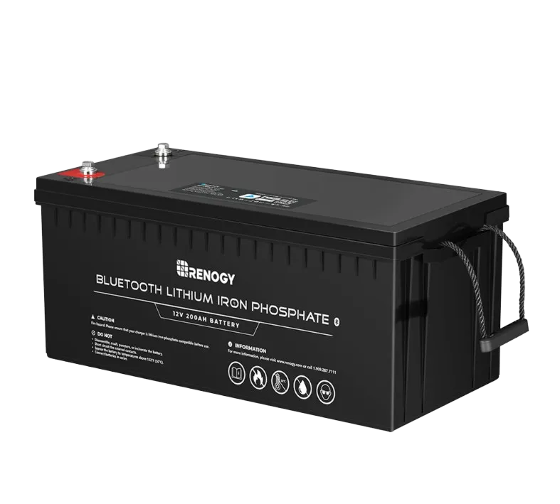 Renogy RBT200LFP12-BT-US 200Ah 12V Lithium Iron Phosphate Battery with Built-in Bluetooth New