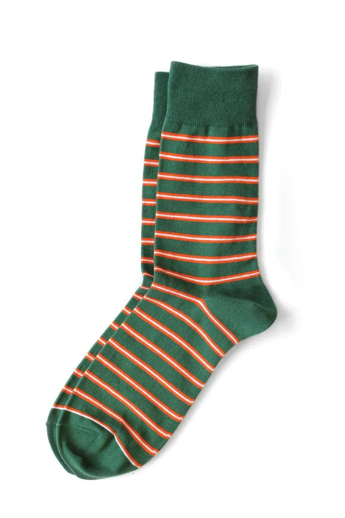 Richer Poorer - Po Boy Green Socks