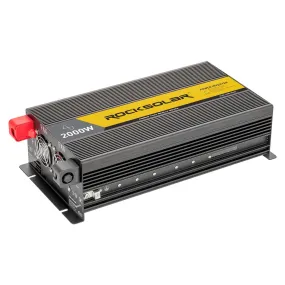 ROCKSOLAR 2000W 12V Pure Sine Wave Power Inverter