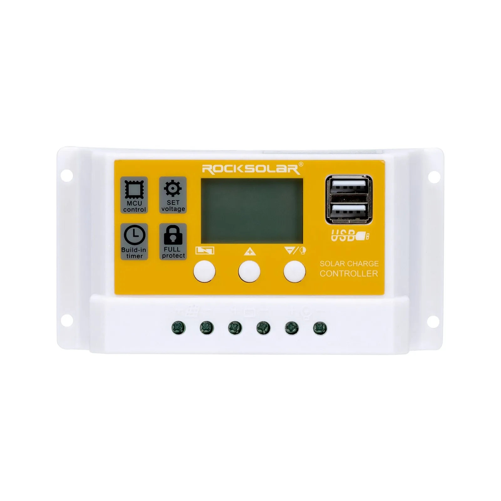 ROCKSOLAR 30A PWM Solar Charge Controller