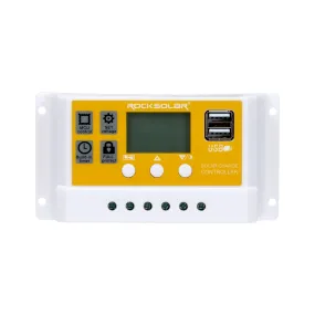 ROCKSOLAR 30A PWM Solar Charge Controller