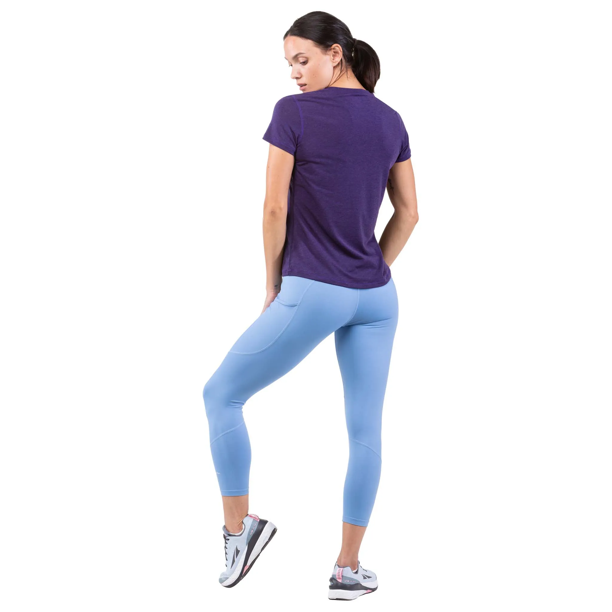 Ronhill | Women's Tech Tencel S/S Tee - Imperial Marl