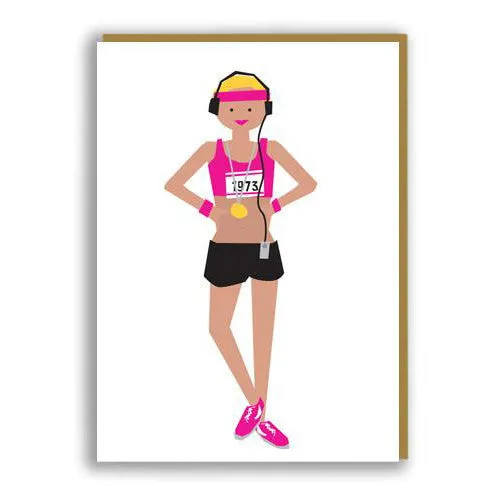 Runner - Greeting Card