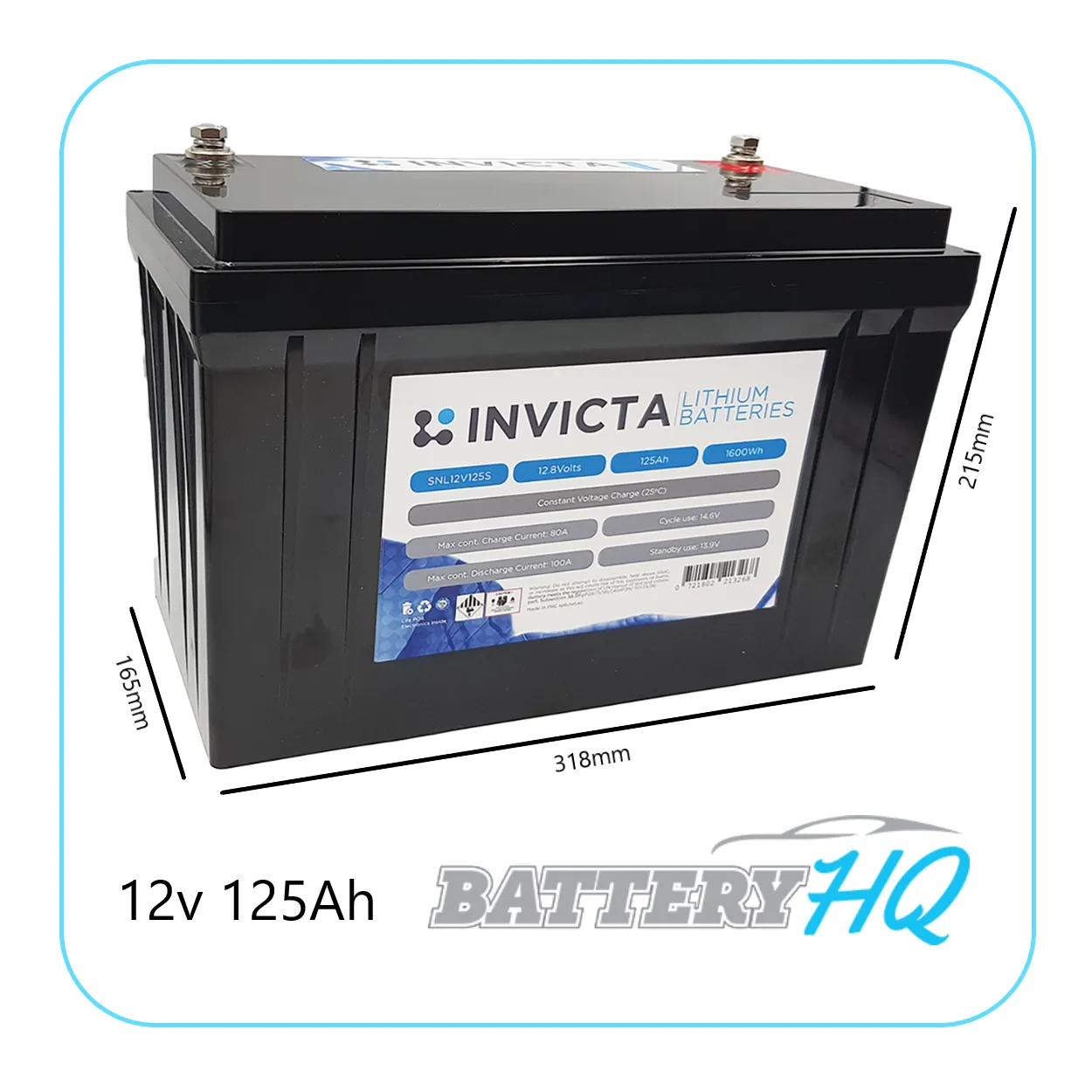 SNL12V125S Invicta Lithium