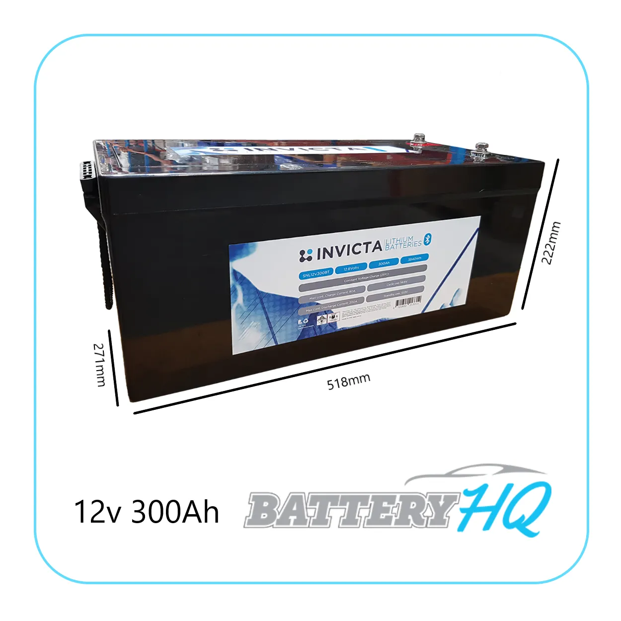 SNL12V300BT Invicta Lithium