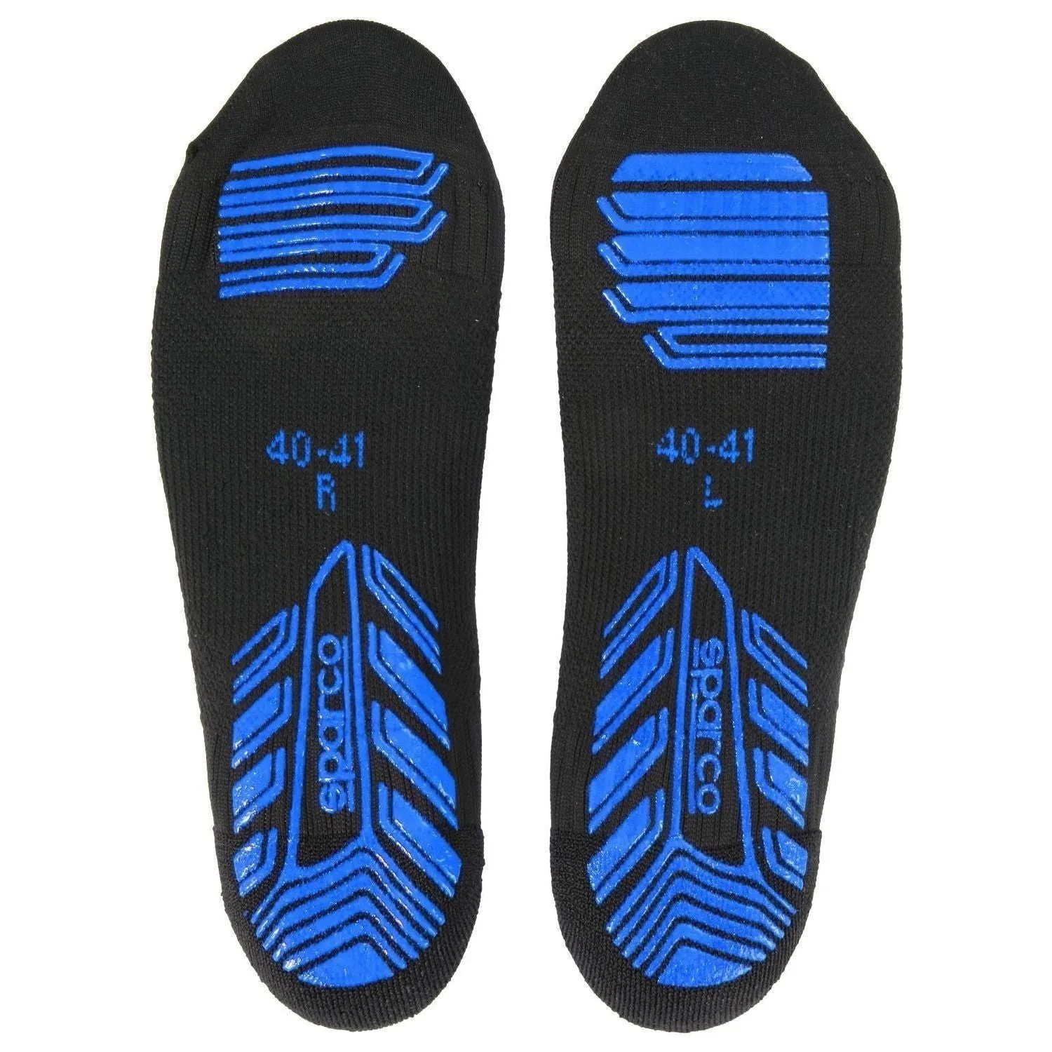 Sparco Gaming Socks Hyperspeed - Svart/Blå