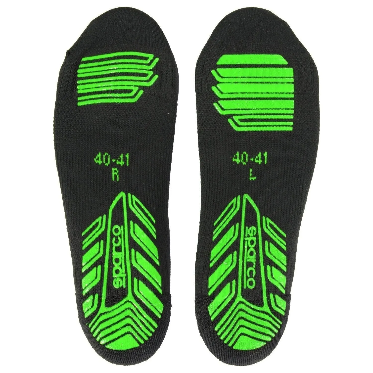 Sparco Gaming Socks Hyperspeed - Svart/Grön