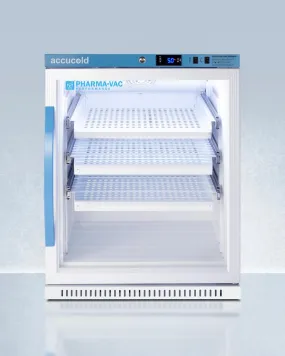 Summit ARG61PVBIADADR 6 CU.FT. ADA Height Vaccine Refrigerator, With Removable Drawers