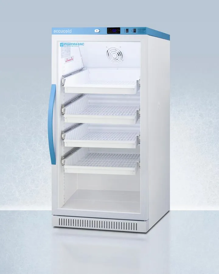 Summit ARG8PVDR 8 CU.FT. Upright Vaccine Refrigerator With Removable Drawers