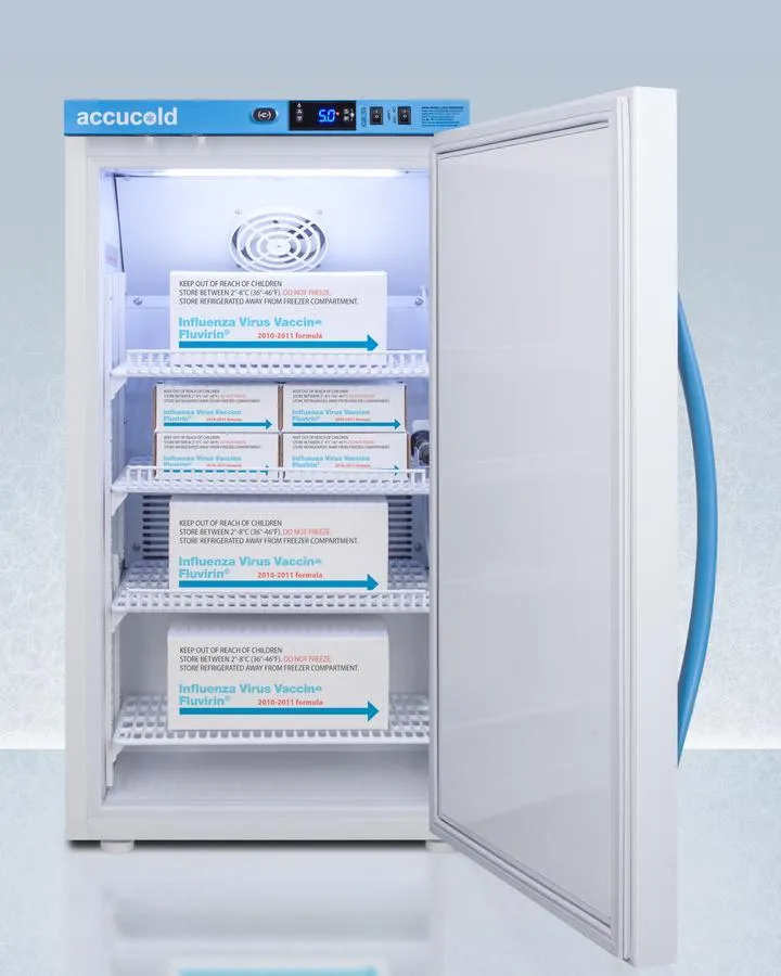 Summit ARS3PV456 3 CU.FT. Counter Height Vaccine Refrigerator, Certified To Nsf/ansi 456 Vaccine Storage Standard