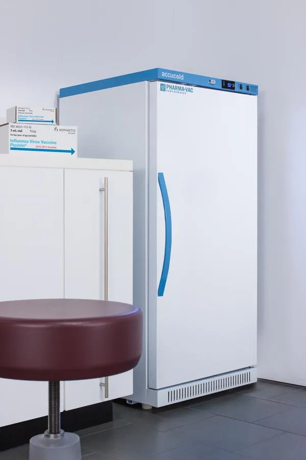 Summit ARS8PV456 8 CU.FT. Upright Vaccine Refrigerator, Certified To Nsf/ansi 456 Vaccine Storage Standard