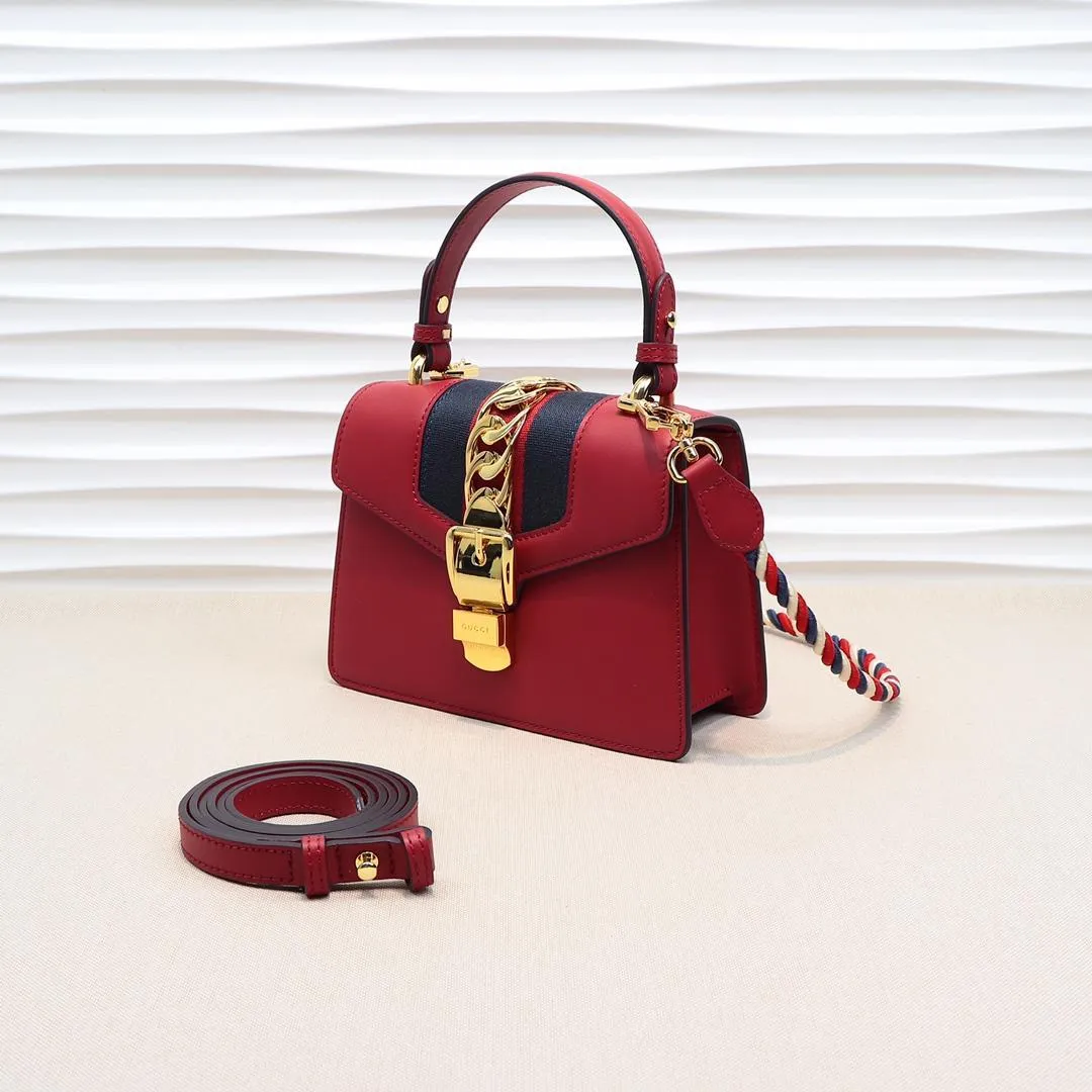 Sylvie leather mini bag 20CM