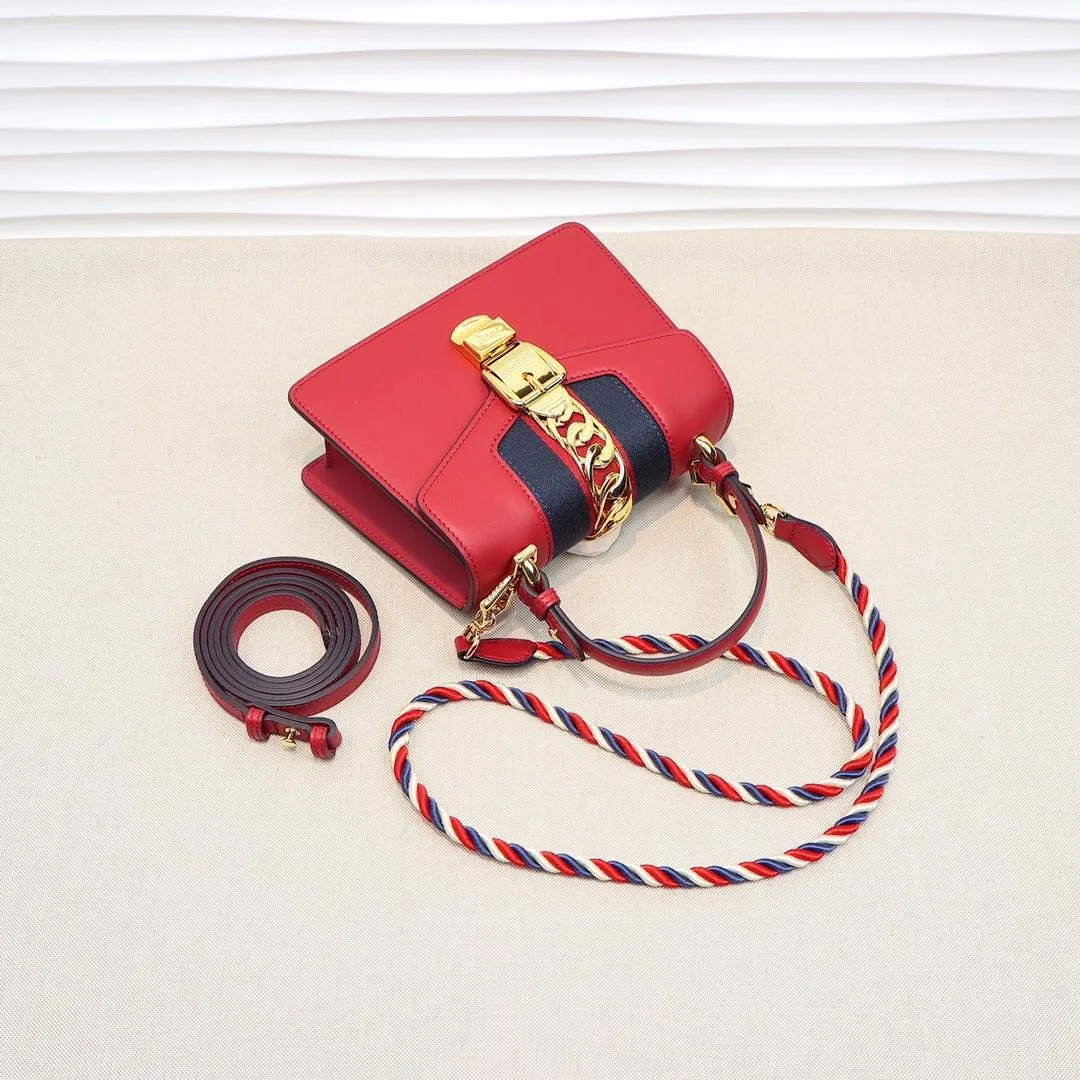 Sylvie leather mini bag 20CM