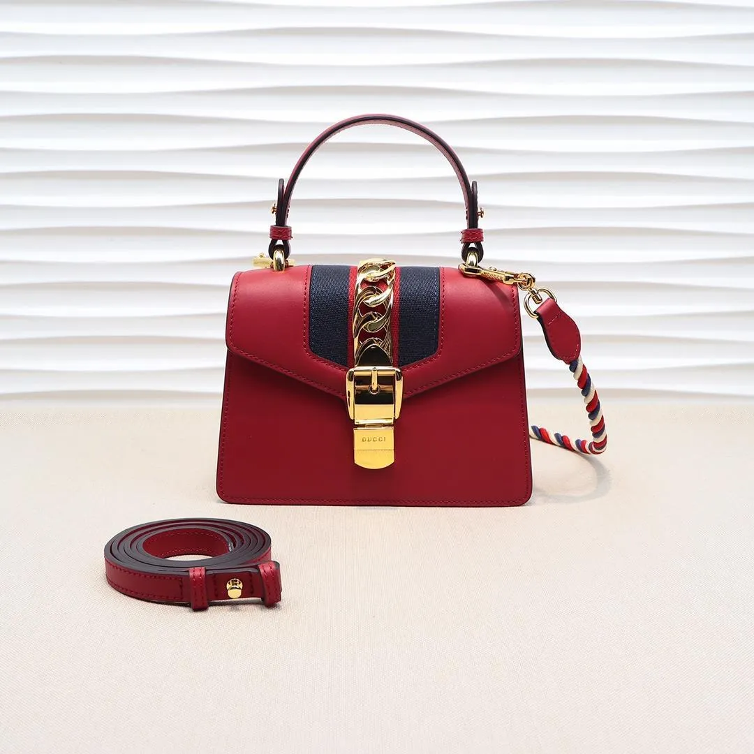 Sylvie leather mini bag 20CM
