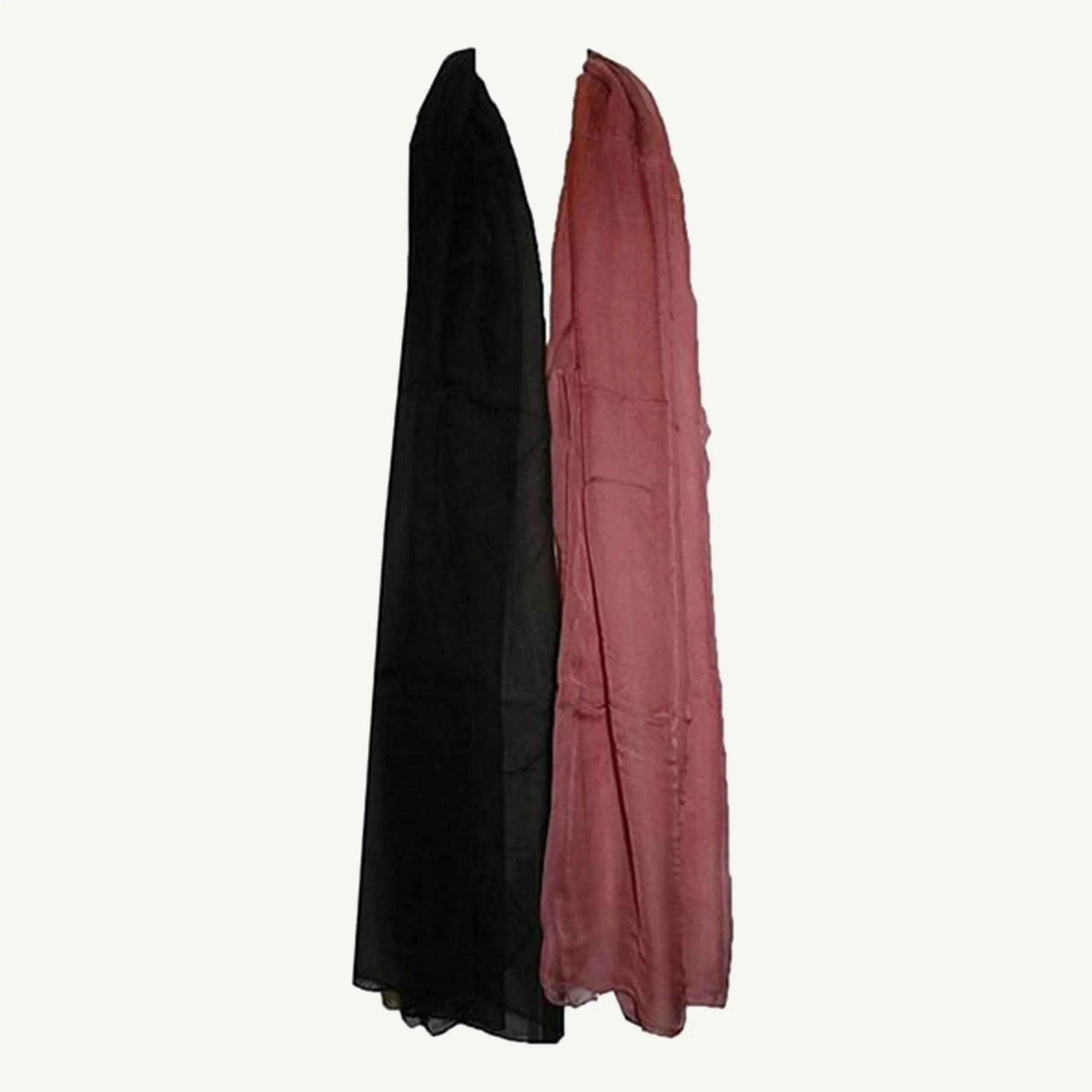 Ultra Light Sheer Two Tone Vail Shawl