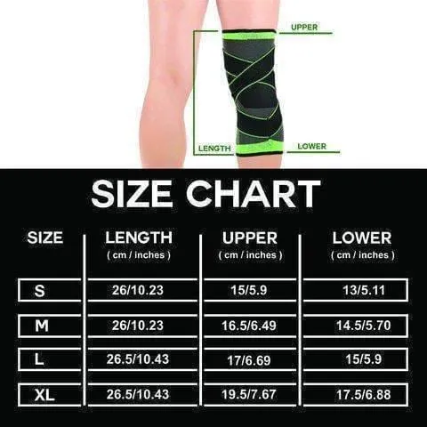 Unisex 3D X Knee Pad - Sports knee pad with 3D Weaving tech