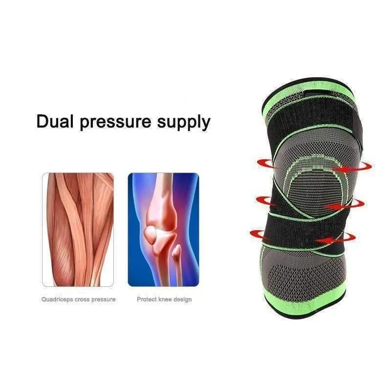 Unisex 3D X Knee Pad - Sports knee pad with 3D Weaving tech