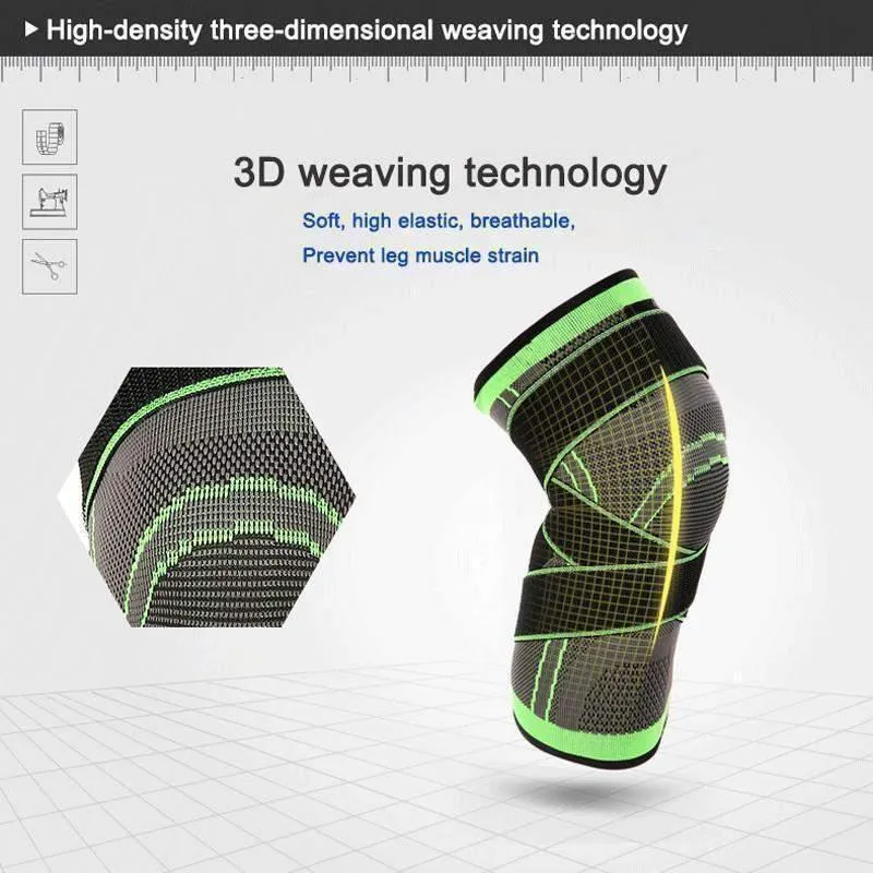 Unisex 3D X Knee Pad - Sports knee pad with 3D Weaving tech