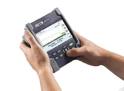 VIAVI T-BERD 2000 HANDHELD MODULAR TEST SET OTDR TB2-DIS-QUADSLM - REFURBISHED