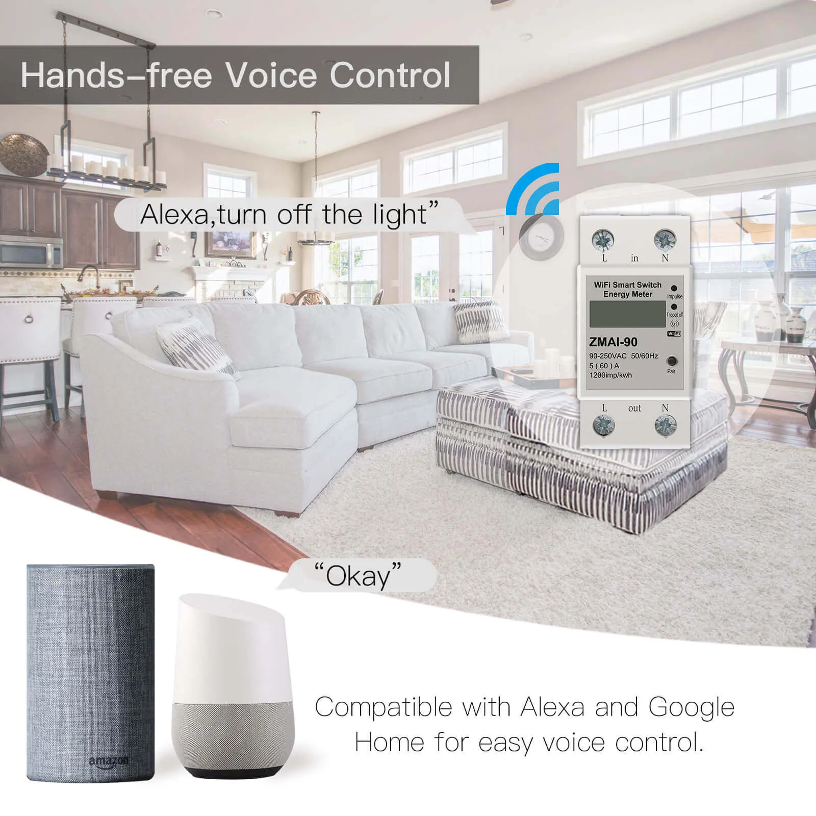 WiFi Smart  Power Consumption Energy Monitoring Meter 110V/220V