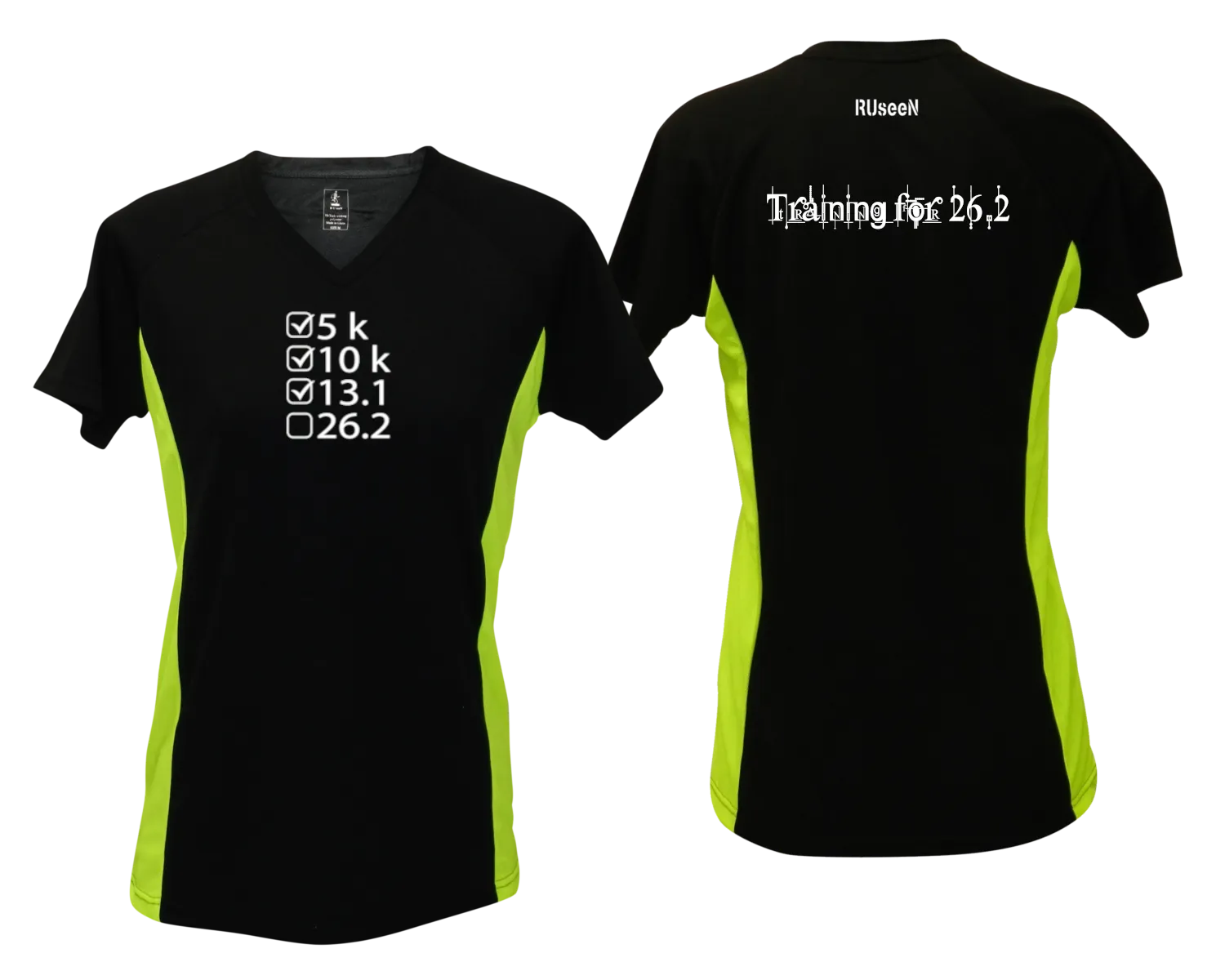 Women's Reflective Short Sleeve Shirt - Training for 26.2