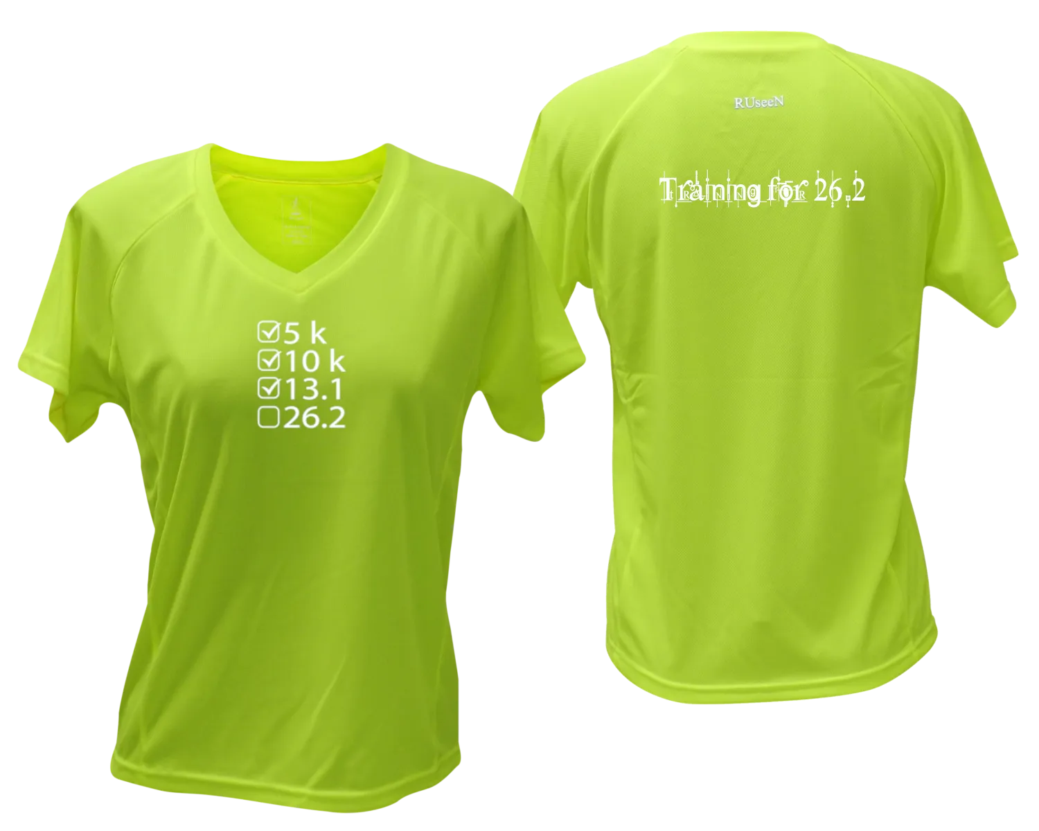 Women's Reflective Short Sleeve Shirt - Training for 26.2