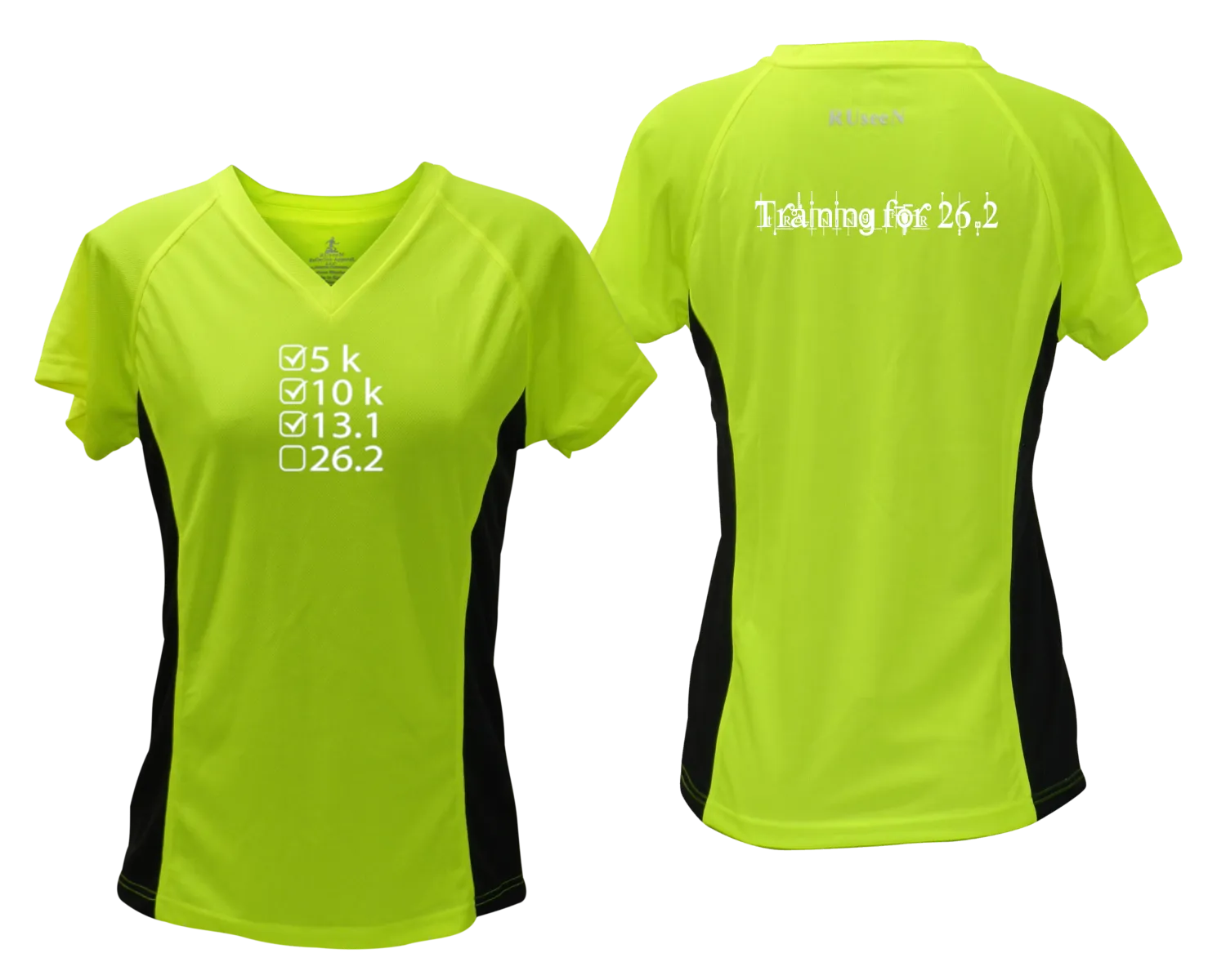 Women's Reflective Short Sleeve Shirt - Training for 26.2