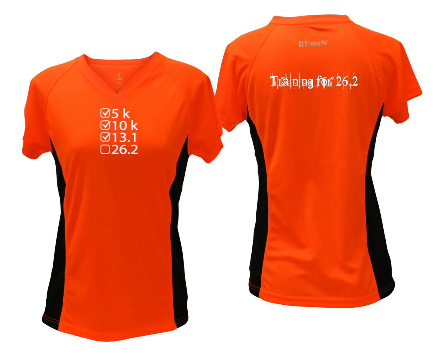 Women's Reflective Short Sleeve Shirt - Training for 26.2