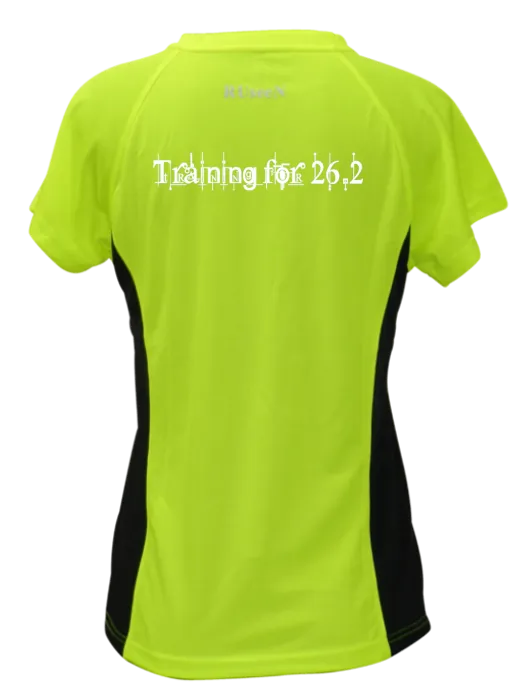 Women's Reflective Short Sleeve Shirt - Training for 26.2
