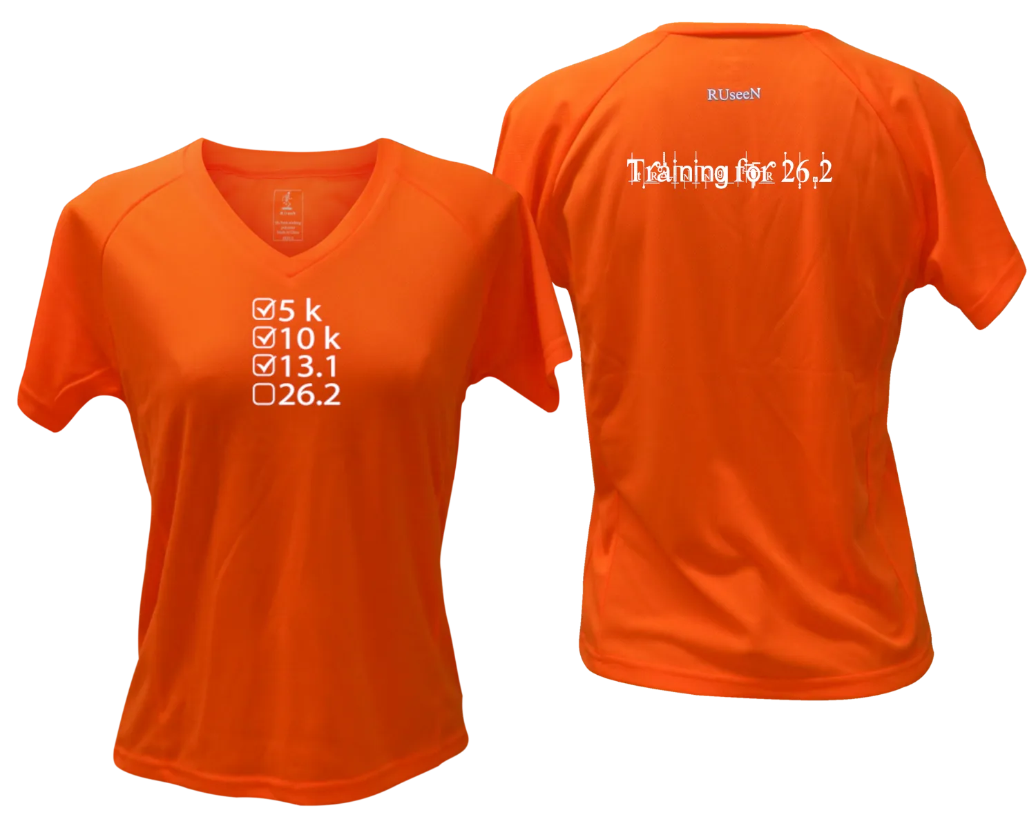 Women's Reflective Short Sleeve Shirt - Training for 26.2