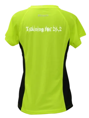 Women's Reflective Short Sleeve Shirt - Training for 26.2