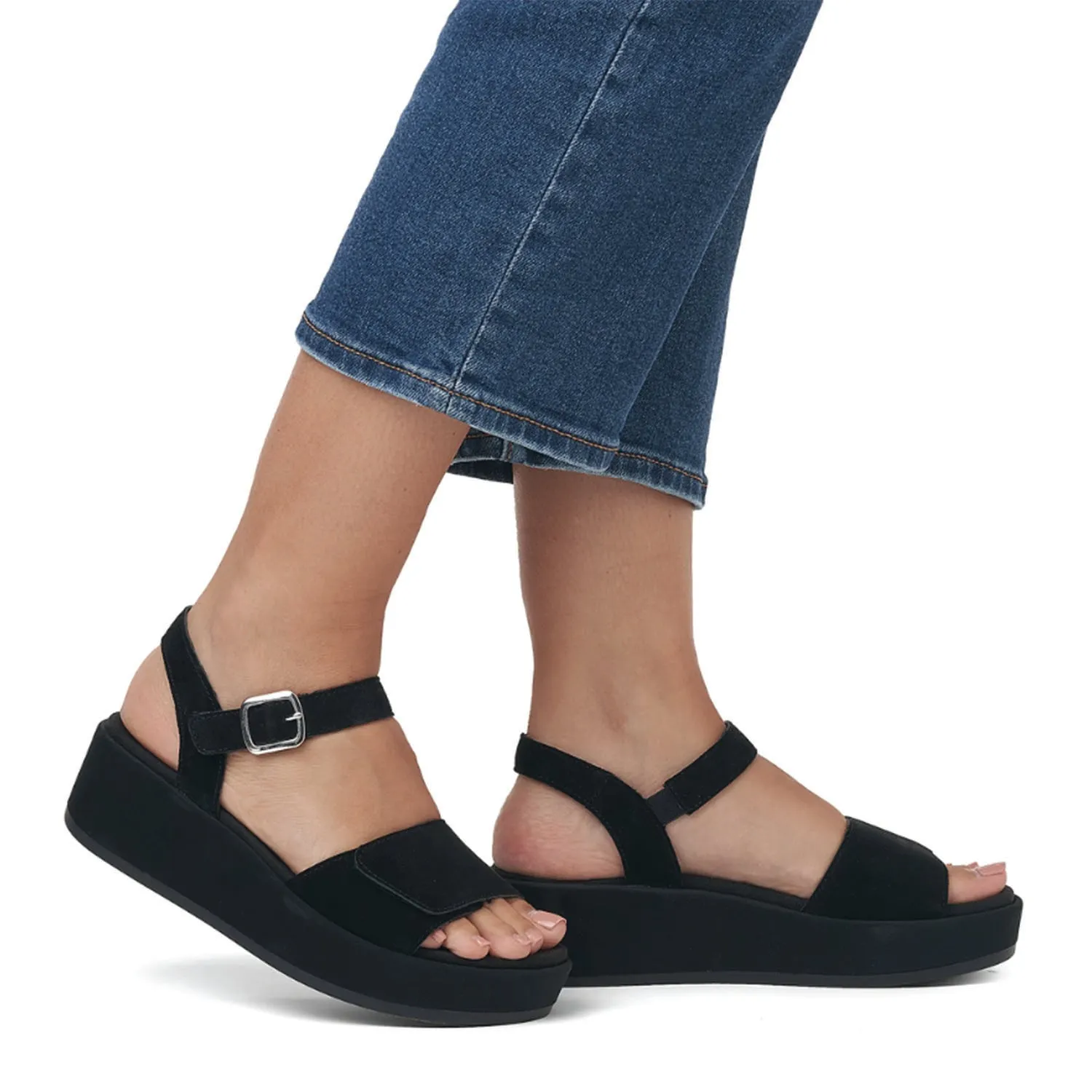 Women's Remonte D1N50-00 Black Suede