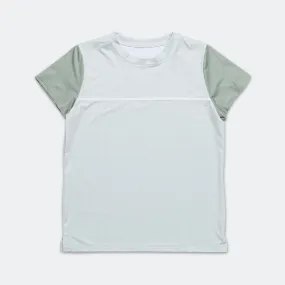 Womens Run Tee - Light Moss