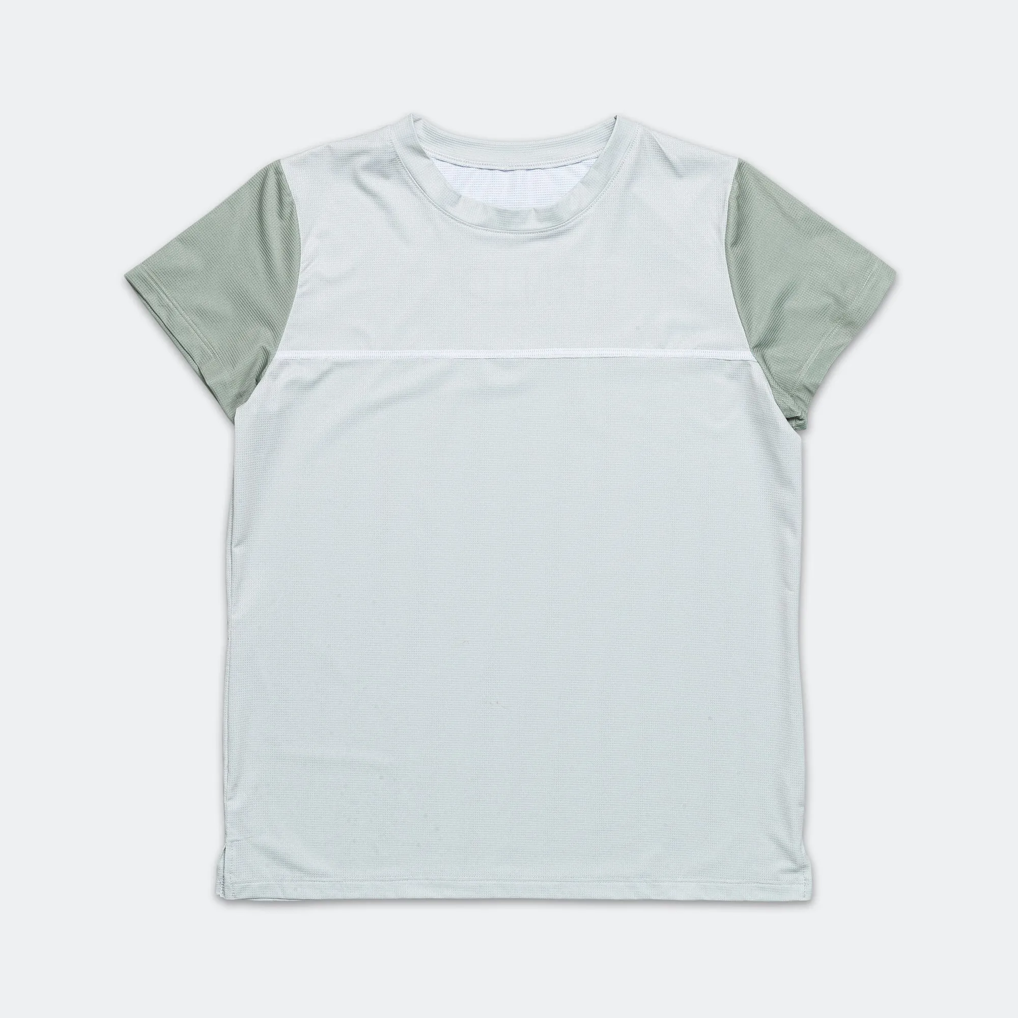 Womens Run Tee - Light Moss